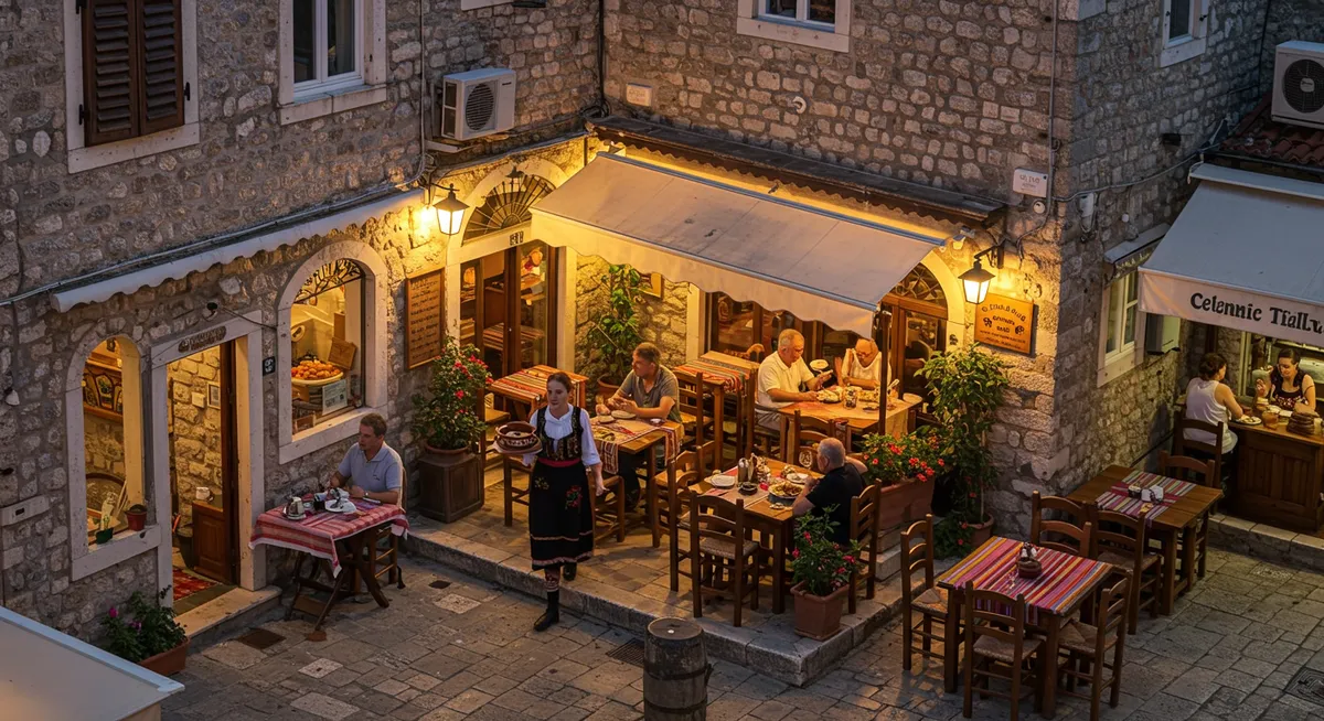 Authentic Restaurants in Budva Old Town