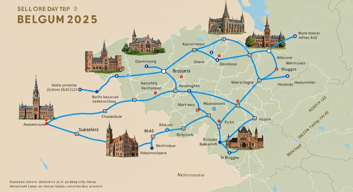 Best Day Trips from Brussels by Train in 2025