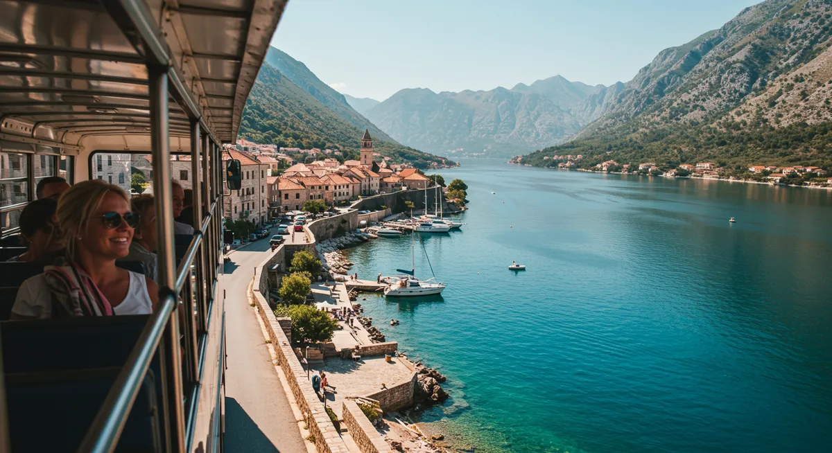 Using Public Transport in Kotor, Montenegro