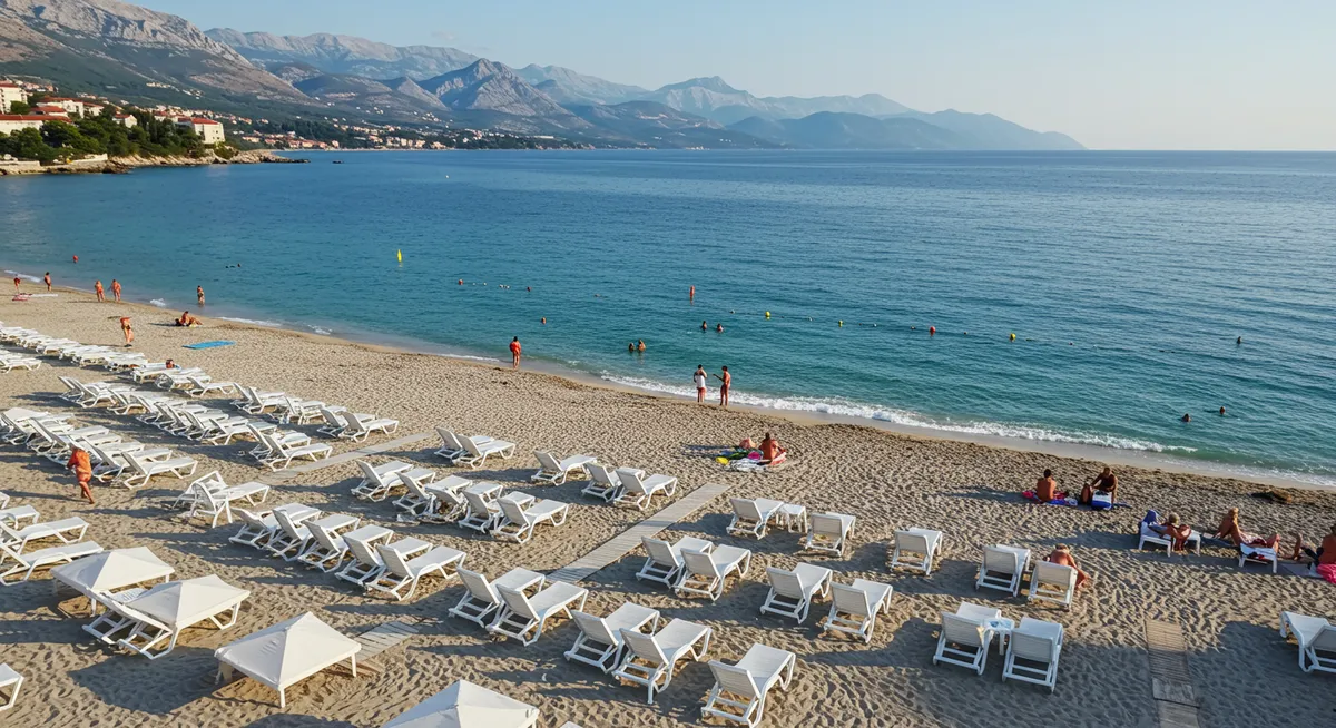 How to Rent Sunbeds on Velika Plaza, Ulcinj