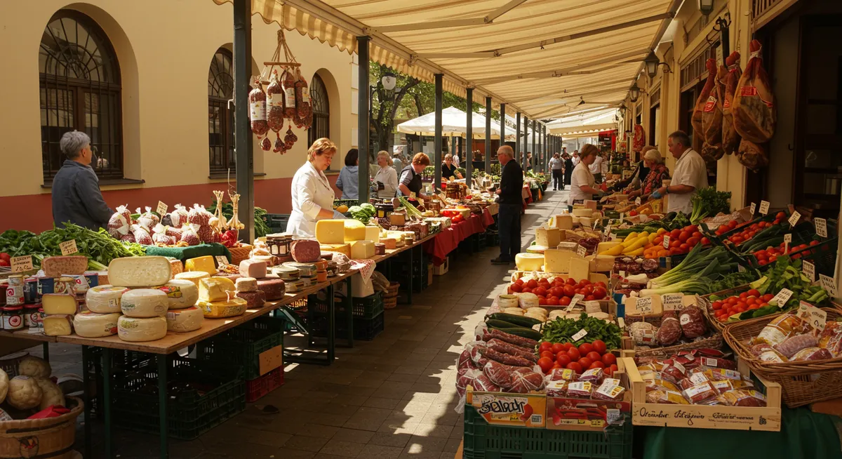 Traditional Food Markets in Keszthely, Hungary